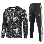 Arsenal Training Sweatshirts Viertelreißverschluss 2024-25 Schwarze